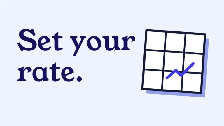 Set your rate.