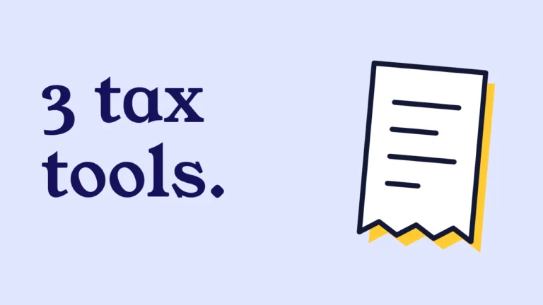 3 tax tools.