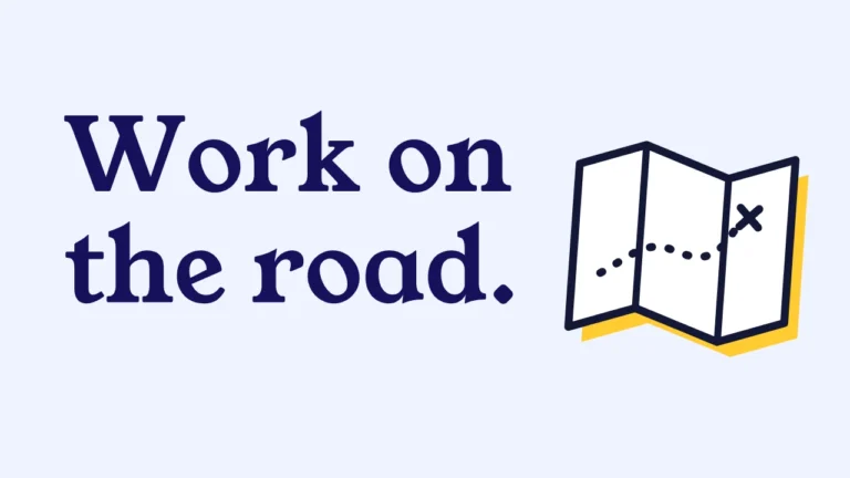 Work on the road.